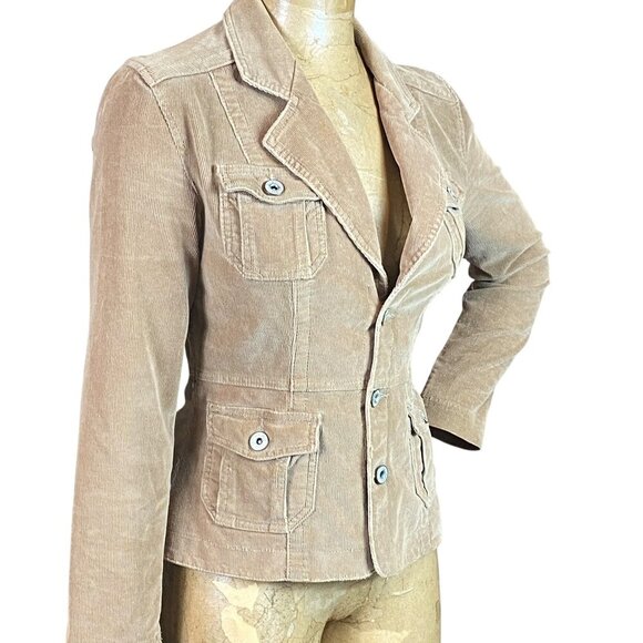 Department of Peace Corduroy Jacket XS Tan #132L - Picture 3 of 9